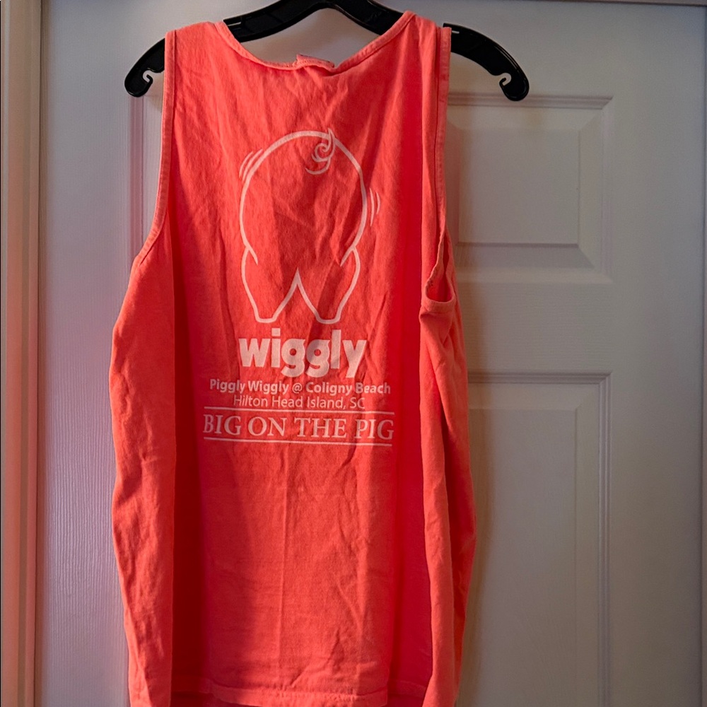 Comfort Colors Coral Tank Top - Picture 3 of 4